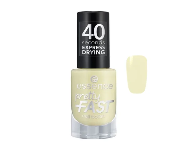 Essence Pretty Fast express drying red nail polish bottle for quick manicures in Karachi - 06 Yellow To Go