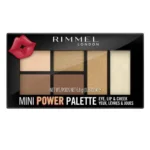 Rimmel London Mini Power Palette neutral eyeshadow and cheek makeup for women in Karachi