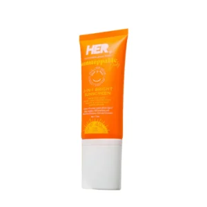 HER Beauty Sunstoppable daily 3-in-1 bright sunscreen SPF 40 tube for glowing skincare in Karachi