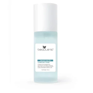 Beautenic 2 percent salicylic acid clarifying toner bottle for acne prone skin care in Karachi