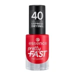 Essence Pretty Fast express drying red nail polish bottle for quick manicures in Karachi a