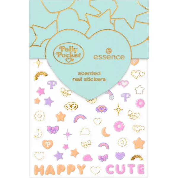 Essence Polly Pocket scented 3D nail stickers pack for easy nail art in Karachi
