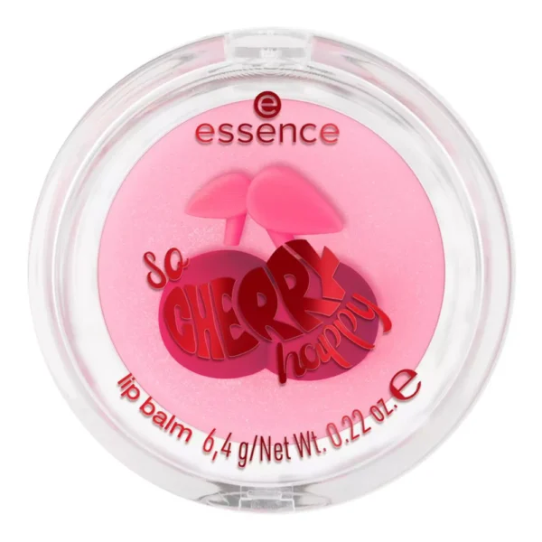 Essence So Cherry Happy lip balm pot 01 cheeky cherry for daily makeup look in Karachi