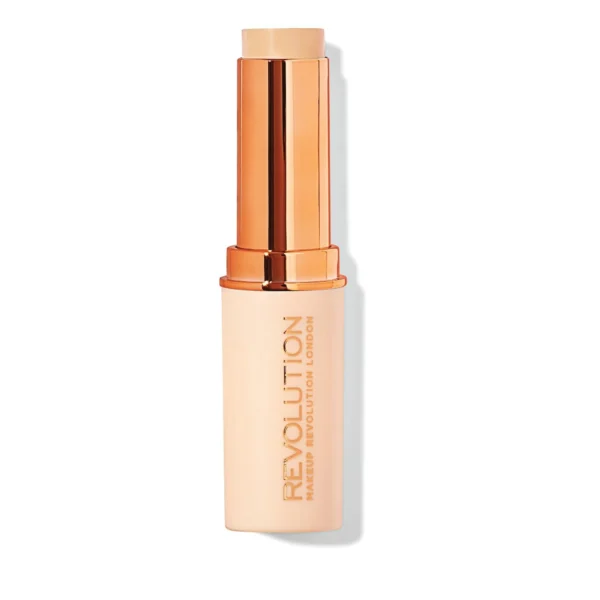 Makeup Revolution Fast Base stick foundation F2 for natural glowing makeup in Karachi