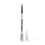 Benefit Precisely My Brow Eyebrow Pencil displaying the twist-up microfine tip and built-in blending spoolie brush.