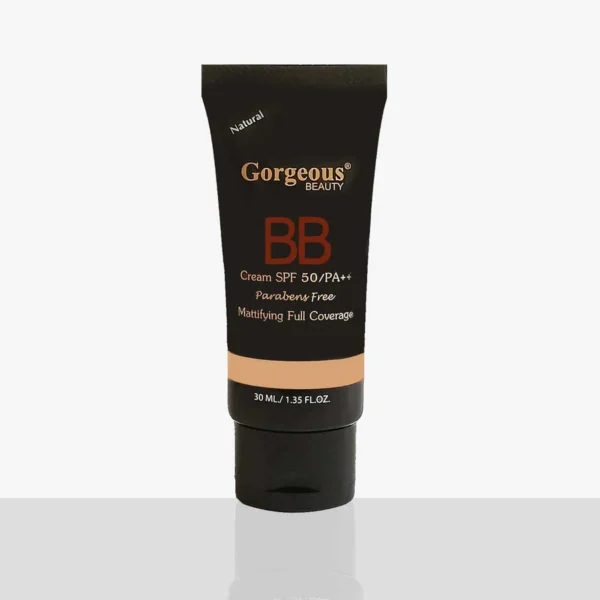 Gorgeous Beauty mattifying BB cream SPF 50 Ivory Beige for daily makeup wear in Karachi