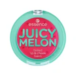 Essence Juicy Melon tinted lip and cheek balm for a natural dewy makeup look in Karachi