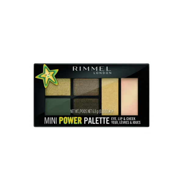 Rimmel London Mini Power Palette neutral eyeshadow and cheek makeup for women in Karachi Boss babe