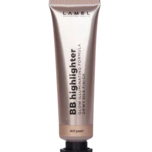 Lamel BB Highlighter 401 Pearl dewy liquid makeup product for glowing skin in Karachi