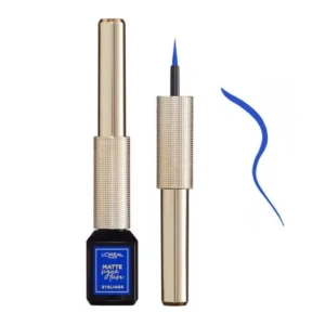 L'Oreal Paris Matte Signature blue liquid eyeliner waterproof makeup product for women in Karachi